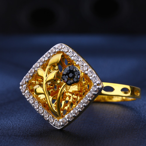 22ct gold women's classic hallmark  ring lr53