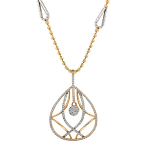 Invidebit Diamond Pendant in Rose gold 8SHP35