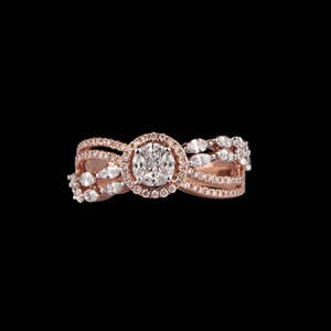 14k Gold Lightweight Design Cocktail Rings SC