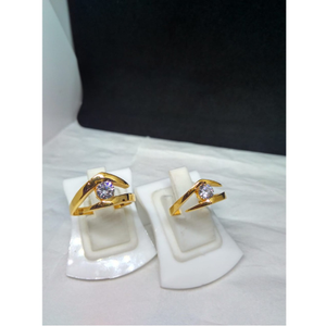 916 Gold Attractive Couple Ring SG-R003
