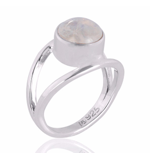 Rainbow Moonstone Gemstone 925 Sterling Silve