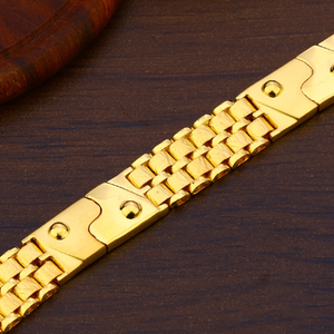 916 Gold Mens Fancy Bracelet MPB183
