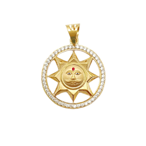 22k 916 Surya Gold Pendant