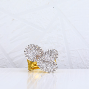 18kt Gold Women's Italian Ring LIR40