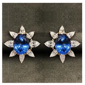 Magnificent 9KT Swarovski Earring