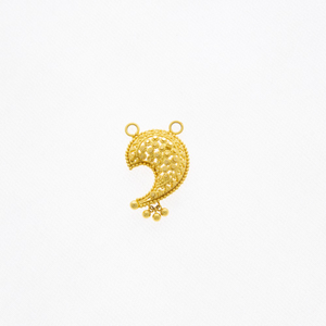 Graceful Filigree 22kt Gold Pendant