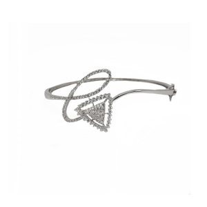 Fancy Kada Bracelet In 925 Sterling Silver MG