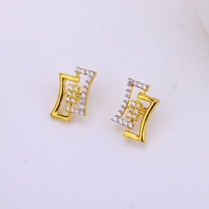 22k 916 hallmark unique designer gold earring