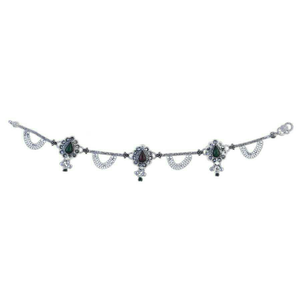 Fancy Silver Ladies Anklet