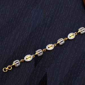 Ladies 22K Gold Cz Fancy Lucky-LB127