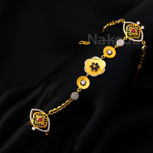 916 Gold Ladies Stylish Hathpan HP119