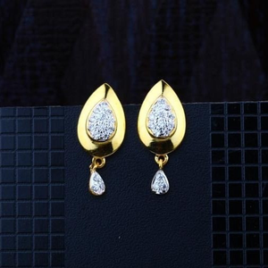 916 Gold CZ Earring RH-ER083