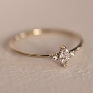 delicate marquise ring
