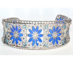 Silver 925 Ladies Indian Fancy Bracelet 