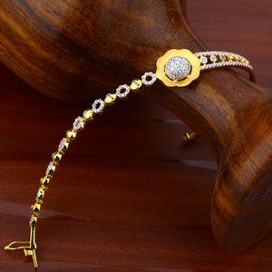 Ladies 18K Cz Bracelet-LKB26