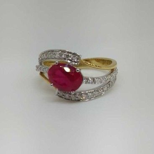 Real diamond branded ladies ring