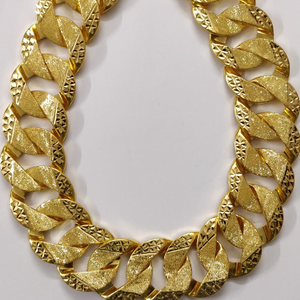 916 gold gent's singapury chain