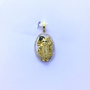 SHREENATHJI FANCY GOLD PENDANT