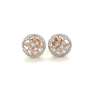 Diamond Dreams Earrings in Rose Gold