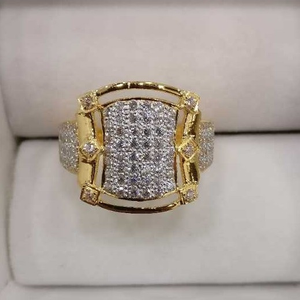 22K / 916 Gold Gents Diamond Ring