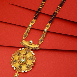 22ct 916 Gold Jadtar Design Mangalsutra