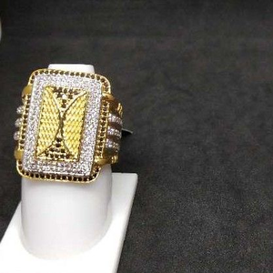 916 men's fancy gold ring