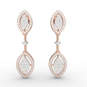 Trendy Lab Grown Diamond Earrings