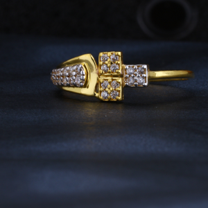 22KT Gold CZ Fancy  Ladies Ring LR1412