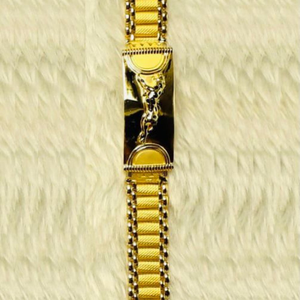 Gold Contemporary Gents Bracelet