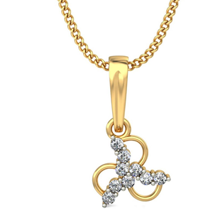 delicate diamond pendant