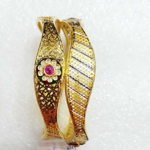 22K Gold Ladies Copper Fashionable Kadli