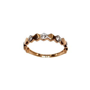 18K Rose Gold Designer Thumb Ring MGA - LRG11