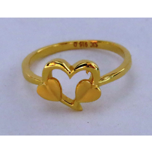 916 plain casting heart shape ring