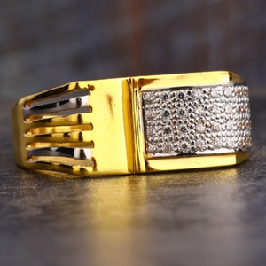 22 carat gold diamonds gents rings RH-GR395