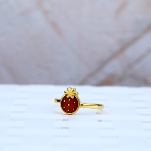 Gold 916 Kids Ring-KR65