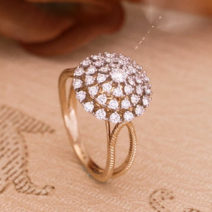 18 carat rose gold ethically ladies rings rh-
