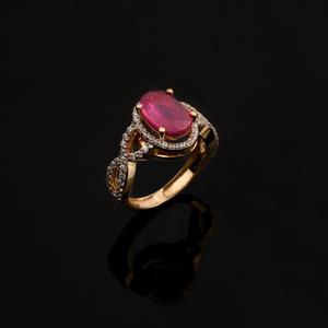 18ct ruby ring