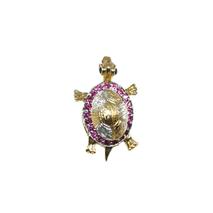 925 Sterling Silver Tortoise Pendant MGA - PD