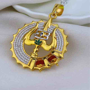 22k gold trishul mahakal gants heavy weight p
