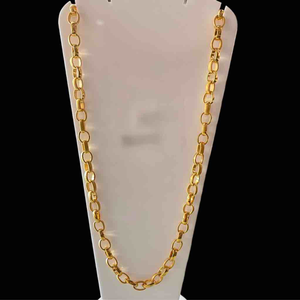1 gm gold plated italian design chain