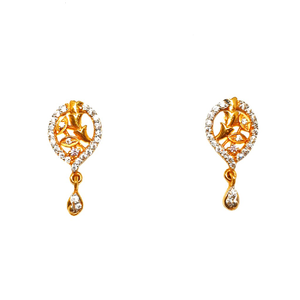 22K Gold Designer Earrings MGA - BTG0259
