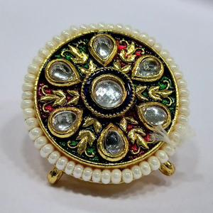 One gram gold kundan antique bor
