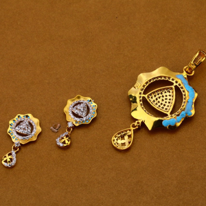 Ladies pendant set 916 cz