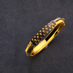 916 Gold Stylish Punjabi Lock kada MPLKB38