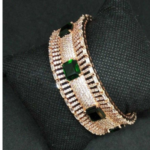 Rose polished green diamond 1 gram ladies bra