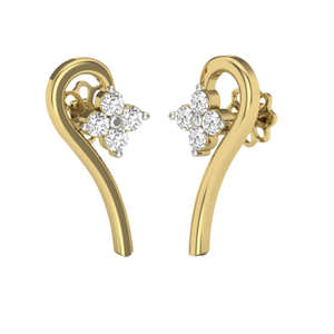 airdopes shape gold earring