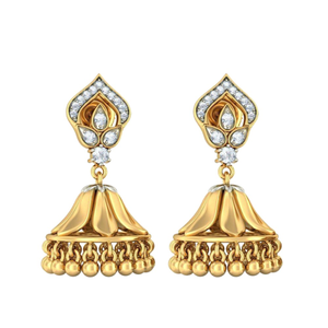 gold outter jhumki