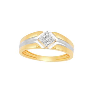 18k gold real diamond ring mga - rdr0036