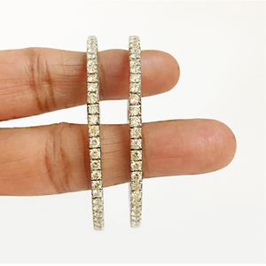 Igi 14 kt white gold 11.21 ct ij/si1 diamond 