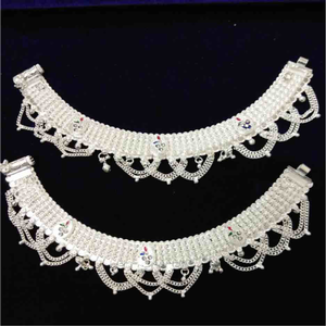 Stylish Silver Anklet For Women 